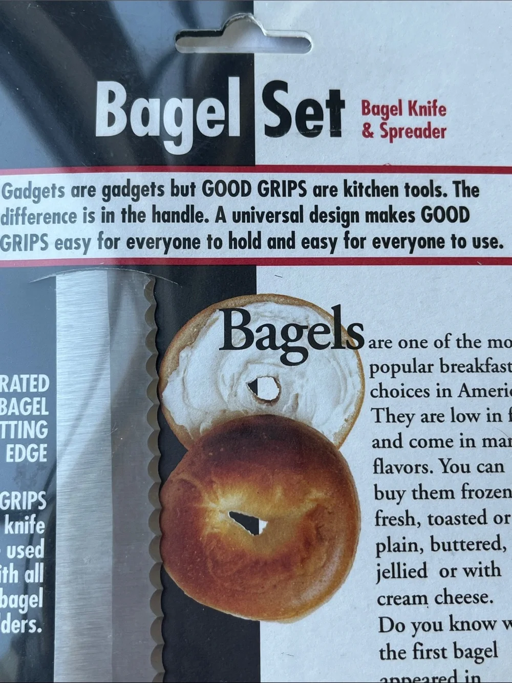 OXO Good Grips Bagel Knife & Spreader Set NWT
